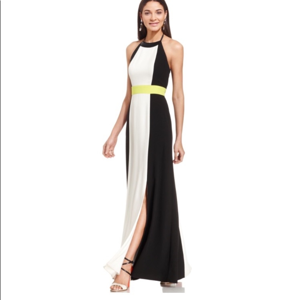 Vince Camuto color block dress size 6